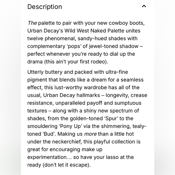 Urban Decay Naked Wild West Eyeshadow Palette - Picture 9 of 15